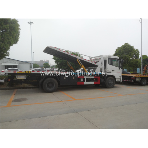 Dongfeng 4x2 flatbed road wrecker in Africa